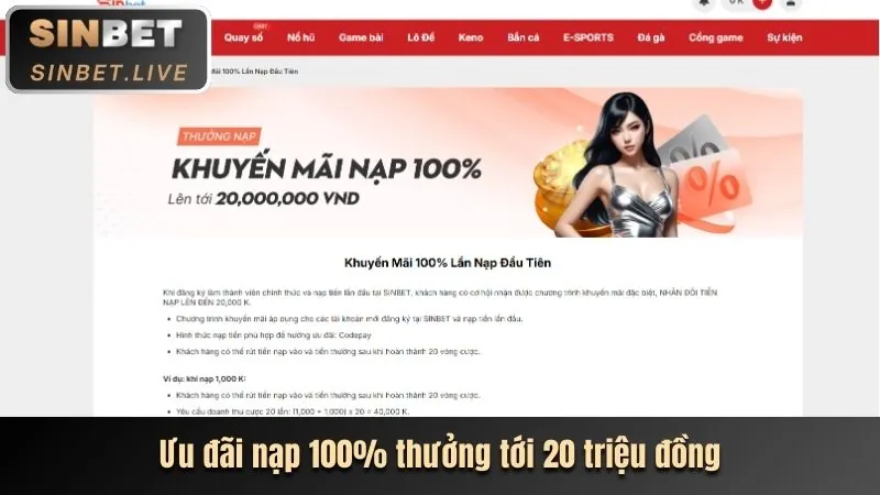 Thưởng chào mừng you88 win